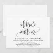 Viel met ons, weddenschapsuitdaging kaart (Voorkant / Achterkant)