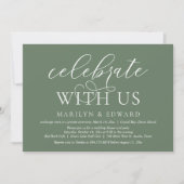 Viel met ons, Wedding Elopement Party Kaart (Voorkant)
