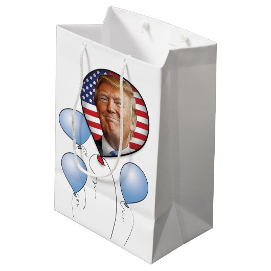Viel met Trump Medium Cadeauzakje (Achterkant Gekanteld)