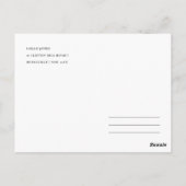 Viel met Us Calligrafie sparen de Datum Briefkaart (Achterkant)