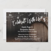 Viel met Us Rustic Wood Barrel en Lichten Kaart (Voorkant)