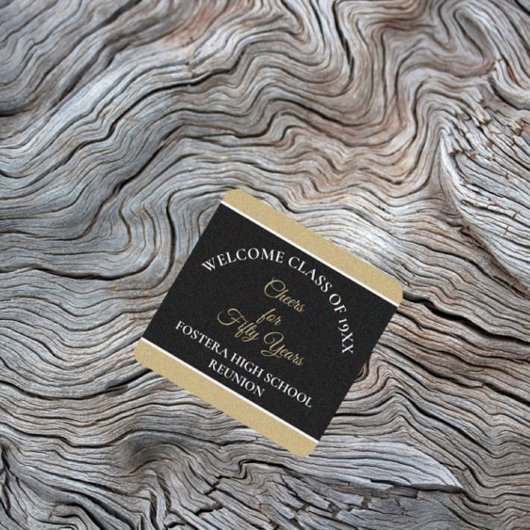 Viel! onderzetters voor 50e klas reüleparty