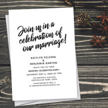 Viel ons huwelijksritoriesreceptie