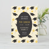 Viel onze Afstuderen persoonlijke promotieknop voo Kaart (Staand voorkant)