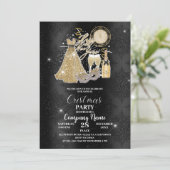 Viel onze jaarlijkse feestdag met bedrijf kaart (Staand voorkant)