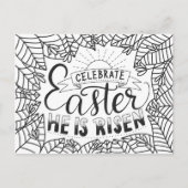 Viel Pasen dat hij aan het groeien is Briefkaart (Voorkant)