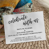 "Viel samen met ons Casual weddenschap Kaart