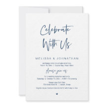Viel samen met ons, Navy Blue, Wedding Elopement