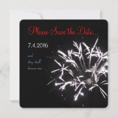Viel sparen-de datum rood/wit/blauw 5 save the date (Voorkant)