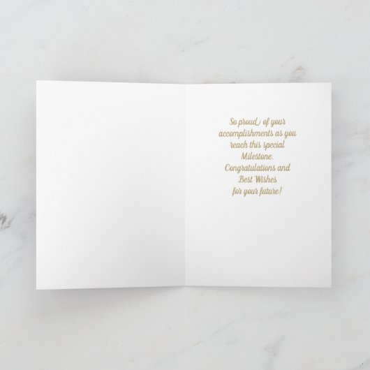 Viel! Trendy Master Afstuderen Card Kaart (Binnen)