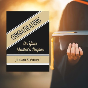 Viel! Trendy Master Afstuderen Card Kaart