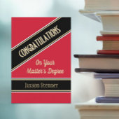 Viel! Trendy Master Afstuderen Card Kaart