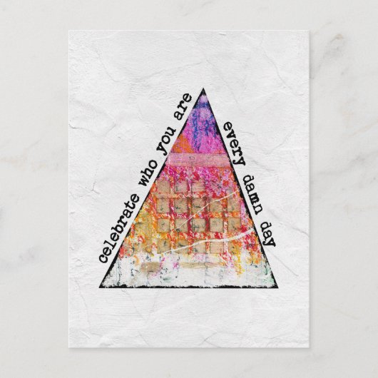 Viel uit wie je Briefkaart bent (Voorkant)