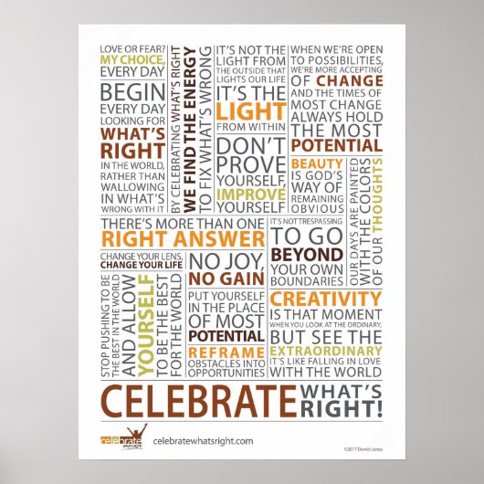 Viel wat goed Poster is 18 x 24 inch (Voorkant)