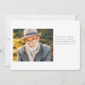 Viel zijn levensmoderne, eenvoudige, minimalistisc kaart (Achterkant)