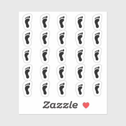 Viele kleine Füße Sticker (Vel)