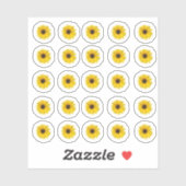 Viele kleine Sonnenblumen Sticker (Vel)