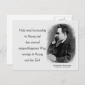 Viele sind hartnäckig briefkaart (Voorkant / Achterkant)