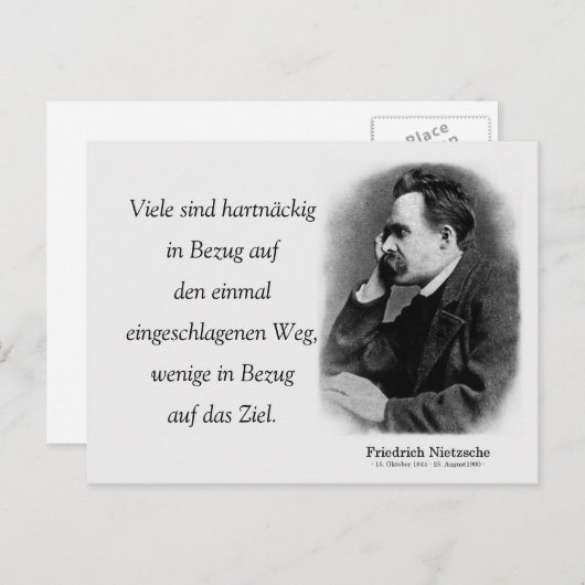 Viele sind hartnäckig briefkaart (Voorkant / Achterkant)
