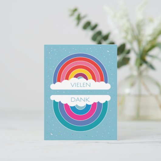 Vielen Dank Briefkaart (Staand voorkant)