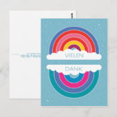 Vielen Dank Briefkaart (Voorkant / Achterkant)