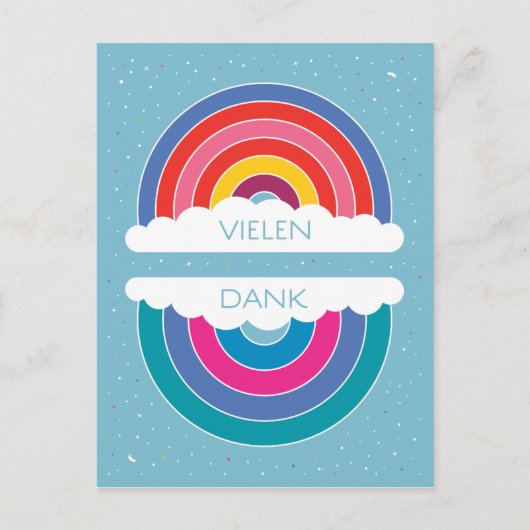 Vielen Dank Briefkaart (Voorkant)
