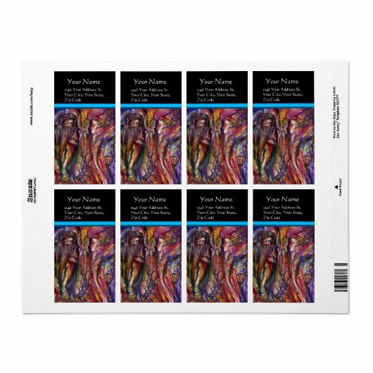 VIEN EN MERLIN ETIKET (Full Sheet)