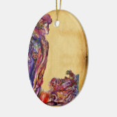 VIEN EN MERLIN KERAMISCH ORNAMENT (Links)