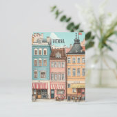 Vienna Austria Travel Briefkaart (Staand voorkant)