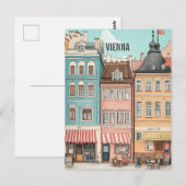 Vienna Austria Travel Briefkaart (Voorkant / Achterkant)