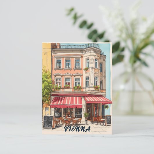 Vienna Austria Travel Briefkaart (Staand voorkant)