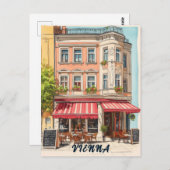 Vienna Austria Travel Briefkaart (Voorkant / Achterkant)