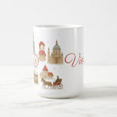 Vienna Christmas Watercolor – Cozy Winter Austria  Koffiemok (Center)