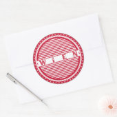 Vienna City Pride Emblem – Austria Identity Ronde Sticker (Envelop)