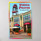 Vienna - Colorful Prater Park Poster (Voorkant)