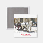 Vienna Fiaker Magnet (Voorkant / Achterkant)