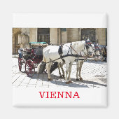 Vienna Fiaker Magnet (Voorkant)