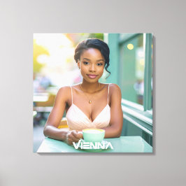 VIENNA - LOVE FROM AUSTRIA CANVAS AFDRUK