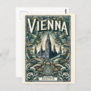Vienna stad oostenrijk  geschenken briefkaart