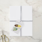 Viennese Fingers Chocolade Biscuit Kerstmis Cadeaulabel (Met Touw)