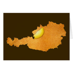 Viennese Schnitzel - kaart van oostenrijk
