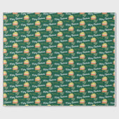 Viennese Whirls Biscuit Kerstmis Cadeaupapier (Vlak)