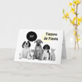 VIENTE UNO CUMPLEANOS=GELUKKIGE 21STE VERJAARDAG KAART (Gele Bloem)