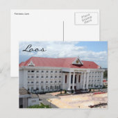 vientiane architectuur briefkaart (Voorkant / Achterkant)