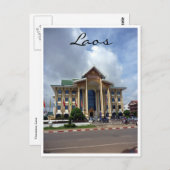 vientiane architectuur briefkaart (Voorkant / Achterkant)
