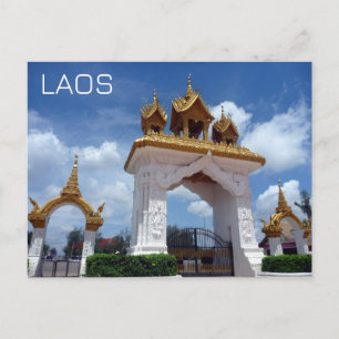 Vientiane Gate Laos Briefkaart