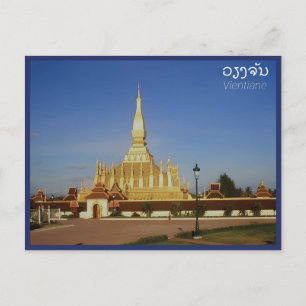 Vientiane - Laos Briefkaart
