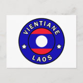 Vientiane Laos Briefkaart (Voorkant)
