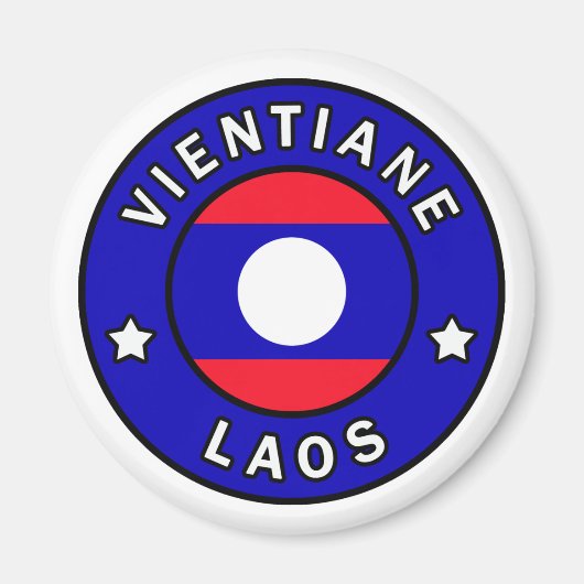 Vientiane Laos Magneet (Voorkant)