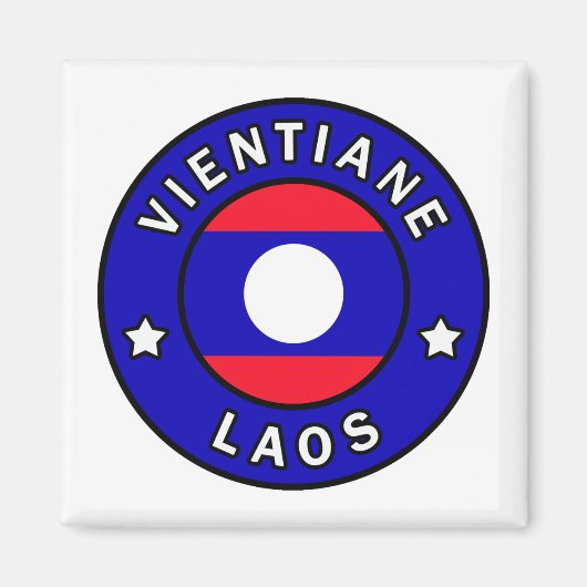 Vientiane Laos Magneet (Voorkant)